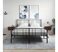 Vidaxl Tables De Chevet Murales 2 Pcs Chêne Fumé 35x35x20 Cm