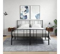 Tables de chevet murales 2 pcs chêne fumé 35x35x20 cm Chêne fumé G