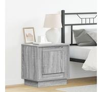 Tables de Chevet vidaXL Ensemble de 2 Gris Sonoma Bois d'ingénierie