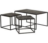 Tables gigognes Lot de 3T. Bronx gigognes teck recyclé