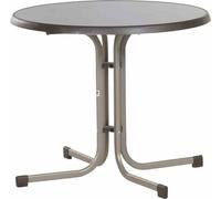 Tables pliantes rondes Sieger Boulevard en tube d'acier/Mecalit Pro