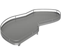 Tablette à suspendre Kesseböhmer Le Mans II argent/gris 600 gauche
