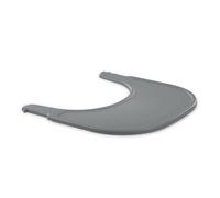 Hauck Plateau pour chaise haute Alpha Click Tray – fixation rapide, facile à nettoyer – Gris