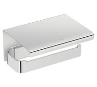 Tablette avec couvercle, en chrome, en acier inoxydable, 1 pièce