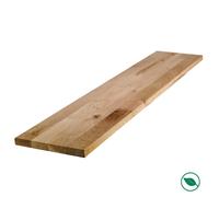 Tablette chêne massif lamellé collé abouté 1200 x 200 x 18 mm - FSC mixte FORESTEA Dimensions : 1200 mm x 200 mm x 18 mm