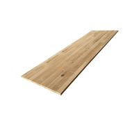 Tablette Chêne Rustique bois massif pleines lames, L.200 x l.50 cm, Ep.18 mm