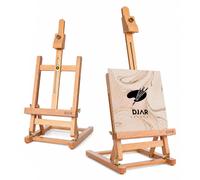 Tablette de 63,5 cm pour la peinture, en bois de hêtre, réglable et de couleur naturelle