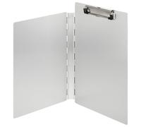 Tablette de bureau en aluminium avec protection latérale, format DIN A4