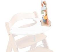 Hauck Jouet Bebe Grande Roue Play Fun Fair S, Compatible Plateau Play Tray pour Chaise Haute Bébé Alph Bet ou Arketa, Développe Coordination Œil-Main, dès 12 Mois, Animaux