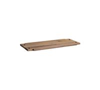 Tablette d'étagère en bois beige, 1 étagère, avec rangement, modulable, à poser, droit - Pomax, Murcia - 90x36x3 cm