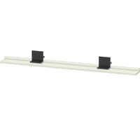 Tablette Duravit Sivida, support noir diamant mat, 1200x115x35mm, SV74340BDHH0000, Couleur: Vert pâle mat
