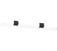Tablette Duravit Sivida, support noir diamant mat, 1280x115x35mm, SV74350BD180000