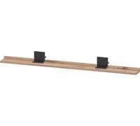 Tablette Duravit Sivida, support noir diamant mat, 1280x115x35mm, SV74350BD550000
