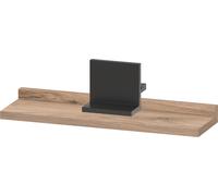 Tablette Duravit Sivida, support noir diamant mat, 400x115x35mm, SV74300BD550000, Couleur: ChÃªne marbrÃ©