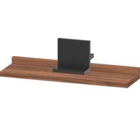 Tablette Duravit Sivida, support noir diamant mat, 400x115x35mm, SV74300BD790000, Couleur: Noyer mat