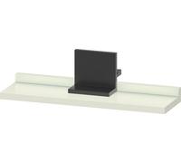 Tablette Duravit Sivida, support noir diamant mat, 400x115x35mm, SV74300BDHH0000, Couleur: Vert pâle mat