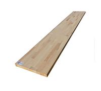 Tablette Frêne bois massif, L.200 x l.50 cm, Ep.18 mm