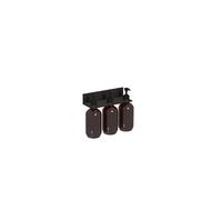 Étagère Laufen ASSIST H383AS14500001 257 x 101 mm, 3 distributeurs de savon, noir mat