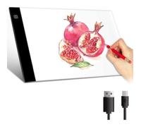 Tablette Lumineuse A4 Planche à Dessin LED avec Cable USB Lumière Réglable