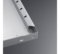 Tablette Meta galvanisée largeur 1000 x profondeur 500mm pour système de rayonnage emboîtable charge admissible 150kg - 96363