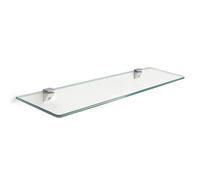 Tablette murale en verre haut de gamme étagère transparente décorative pour intérieur moderne ou classique - 60x13 - Tulup