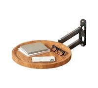 Tablette Murale Pliante Amovible Plateau Escamotable Fixé au Mur | Table Basse Pour Balcon Pour Studio Salle De Bain Cuisine Petits Espaces Entrée Salon Desserts Boissons Téléphones