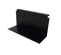 Tablette pour étagères YouK - pose latérale - noir KESSEBÖHMER