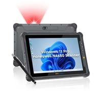 Tablette robuste avec lecteur de codes-barres M10J, Windows 11 Pro Enterprise. Tablette robuste avec processeur N4680, lecteur de codes-barres 1D/2D et QR, mémoire 8 Go + stockage 128 Go