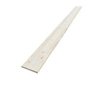 Tablette Sapin bois massif, L.250 x l.20 cm, Ep.21 mm