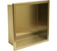 Tablettes de douche Rea 7 30X30X10 Brush Gold