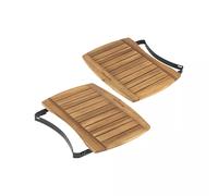 Tablettes latérales acacia pour KAMADO Big Green Egg Large