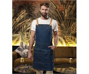 Tablier Ã bavette en jean femme Karlowsky Style urbain Bleu TU