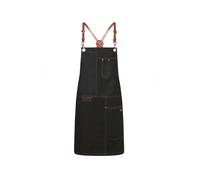 Karlowsky LS 25 | Tablier à bavette Urban X-Style - 68 x 80 cm - Couleur : Black (approx. Pantone Black 6 C) - Taille : 68 x 80 cm