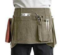 Tablier à outils multi-poches ceinture utilitaire pochette | Tablier de charpentier pour atelier, maison, barbier, jardin, cour, industrie de la construction, travail du bois