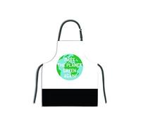 Tablier adulte à nouer - MAKE THE PLANET GREEN AGAIN