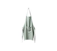 Tablier Ajustable avec Poche 70x85cm Lin Lavé Coloris Eucalyptus - MARGAUX -