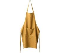 Tablier Ajustable avec Poche 70x85cm Lin Lavé Coloris Miel - MARGAUX - ALTOBUY Jaune G