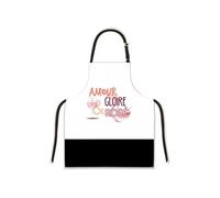 Tablier Amour Gloire Rosé pour adulte à nouer