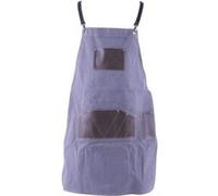 Tablier Barbier Tissu Gris Poche Cuir Beautélive gris G
