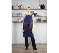 Tablier Bavette En Coton Southside Bleu Marine Southside