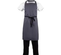 Tablier Bavette Whites Polyester Coton Anthracite Whites Chefs Clothing