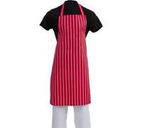 Tablier Bavette Whites Rayé Rouge Et Blanc Whites Chefs Clothing Multicolore G