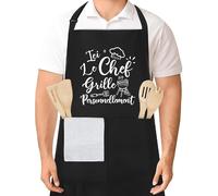 Tablier BBQ Homme « Ici Le CHEF grille personnellement »