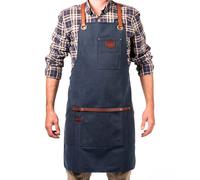 Tablier cuir homme n°547 bleu marine