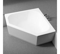Tablier de baignoire Koralle pour baignoire d'angle T200, dimensions : 145 cm, forme carrée