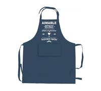 Tablier de cuisine Aimable et distingue Winkler Bleu 72x90 cm
