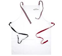 THE CONCEPT FACTORY - TX7249 Tablier Adulte Cuisine - Conçu pour Protection Contre Projections - Cuisiniers - Dimensions 85 x 67 cm - Couleurs Blanc Rouge Noir
