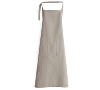 Tablier de cuisine double poche 70x90 cm 100% coton HONO beige Chanvre