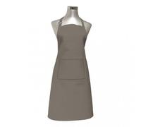 Tablier De Cuisine En Coton 60x80 Cm Panama Taupe, Par Soleil D'ocre