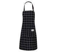 Tablier de cuisine en PVC pour femme - Tablier de cuisine imperméable avec fonction facile à nettoyer - Idéal pour la pâtisserie, les grillades et une utilisation domestique
